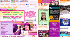Desktop Screenshot of cumbria.thespiritguides.co.uk