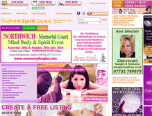 Tablet Screenshot of durham.thespiritguides.co.uk